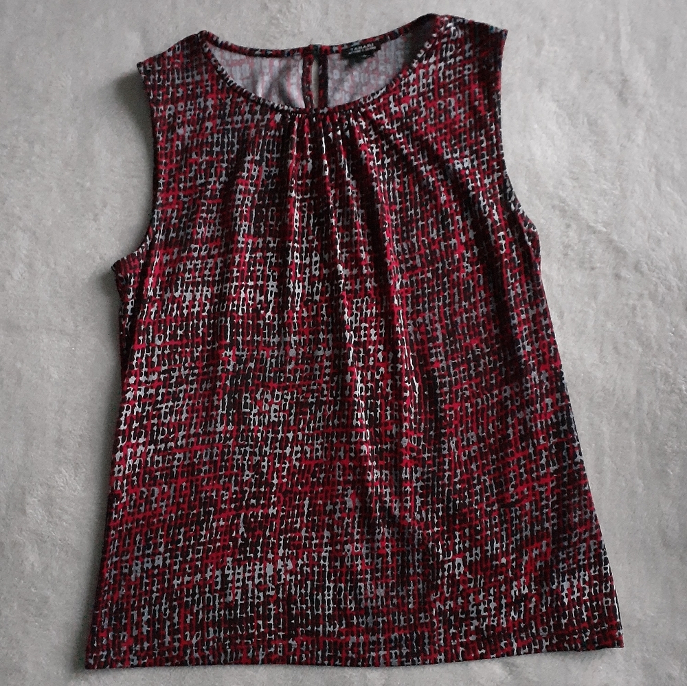 Tahari Sleeveless Multicolored Blouse